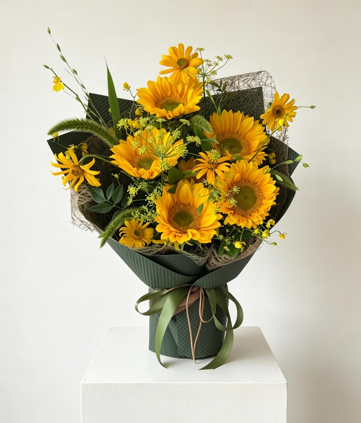 向陽花束